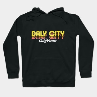 Retro Daly City California Hoodie